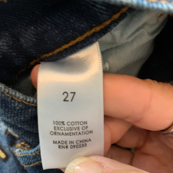 Kendall and Kylie Los Angeles distressed stretch jeans. Worn twice - Picture 4 of 4